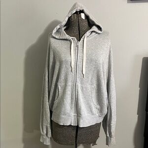 Light Gray Casual Hoodie